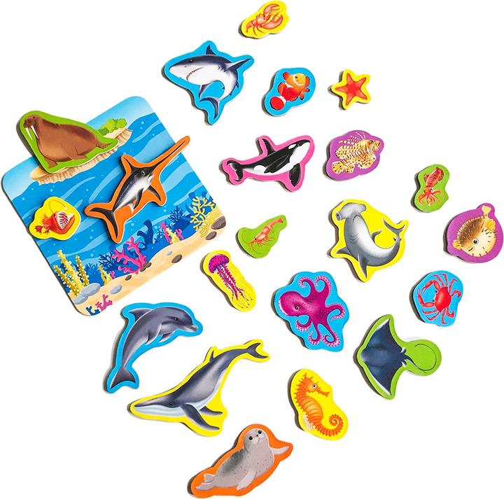 Produktbild Spielmagnete Meereslebewesen (Englisch)