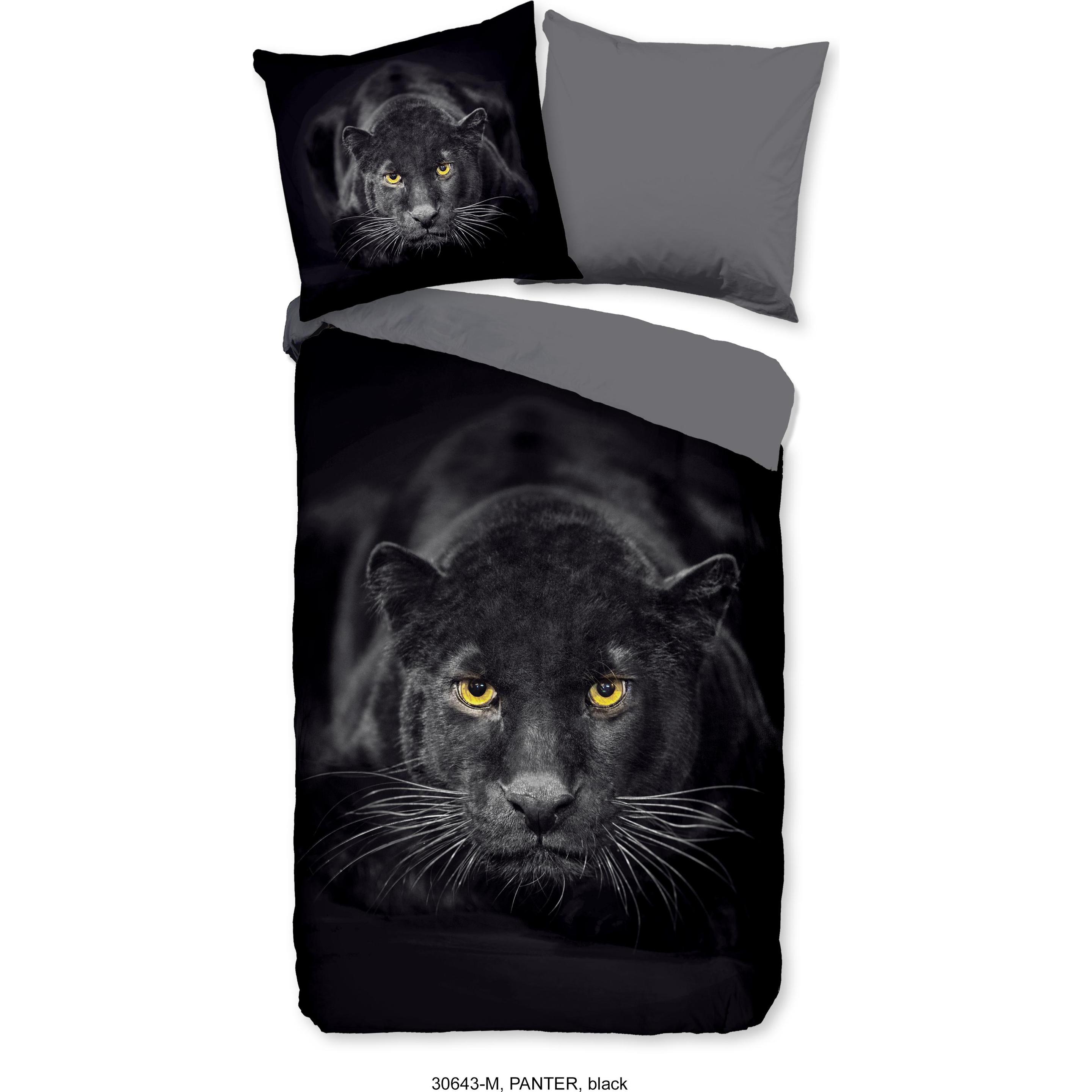 Pure, Bettwäsche, Panter (Bettwäsche Set, 135 x 200 cm)