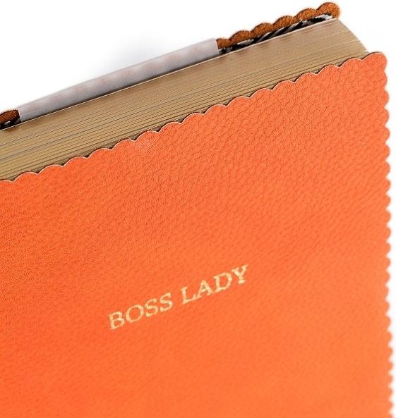 Actual product image Artebene Boss Lady writing book in leather look (15.5 x 22 cm)