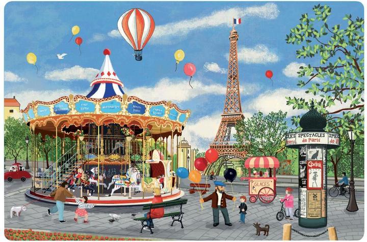 Image du produit Winkler set de table carrousel tour eiffel (45 x 30 cm)