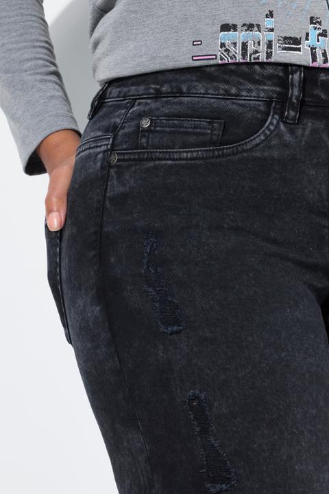Produktbild Angel of Style Jeans, weites Bein, Destroy-Effekte, 5-Pocket (44)