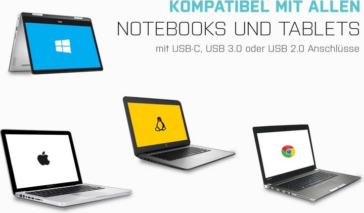 Produktbild i-tec Dual HDMI (USB-C, 9 Ports)