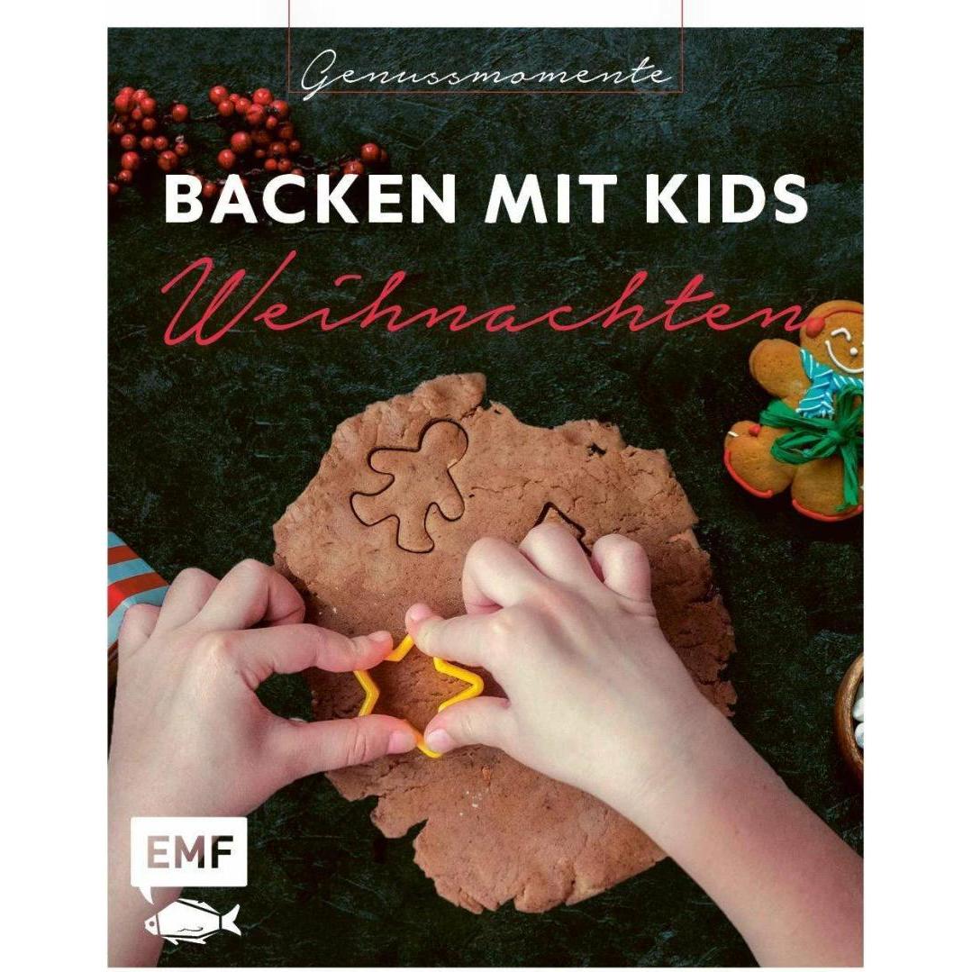 Genussmomente: Backen mit Kids (Kindern) Weihnachten, Ratgeber von Edition Michael Fischer, EMF Verlag