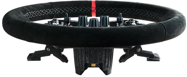 Produktbild Asetek SimSports Lenkradkranz, gewölbt, 340 mm - schwarz, wildleder (PC)