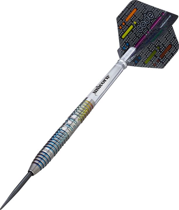 Actual product image Unicorn Jeffrey de Zwaan Code Players Steel Dart (25 g)