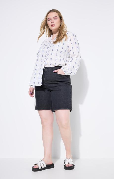 Actual product image Studio Untold Denim Elastic Waist Bermuda Shorts (54)
