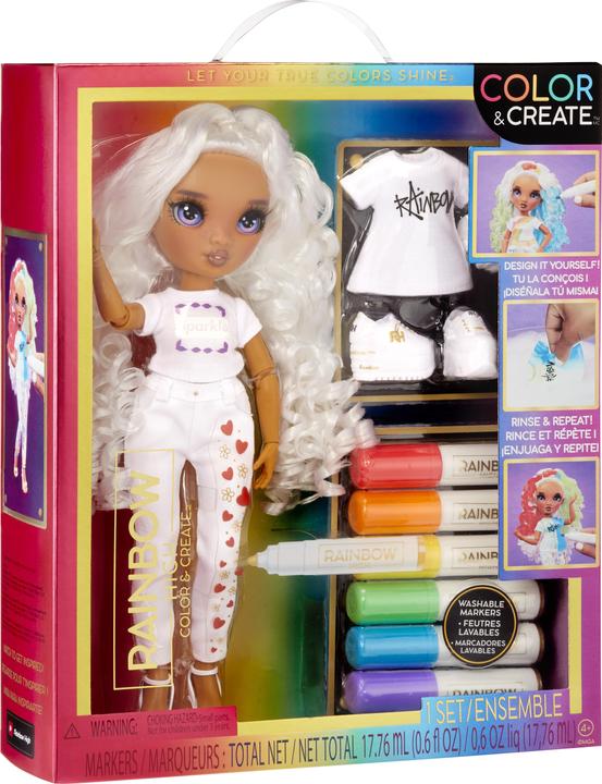 Actual product image MGA Rainbow High Color & Create- Lila