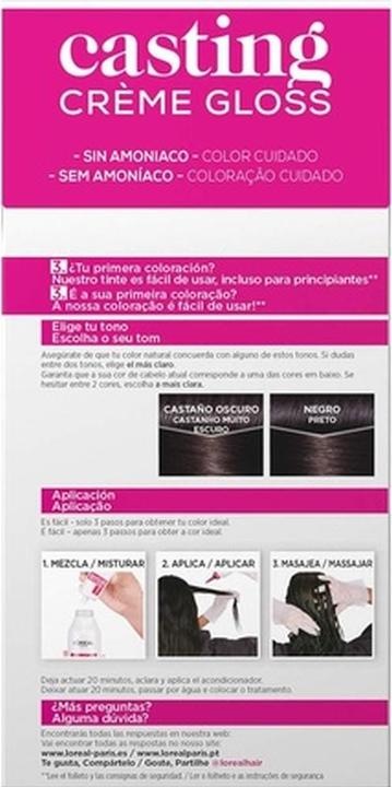 Produktbild L'Oréal Paris CASTING CREME GLOSS #200-negro ébano (200 Ebenholzschwarz)