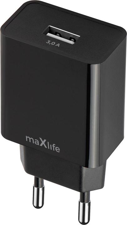 Maxlife MXTC-11 charger 1x USB-A 3A black (15 W)