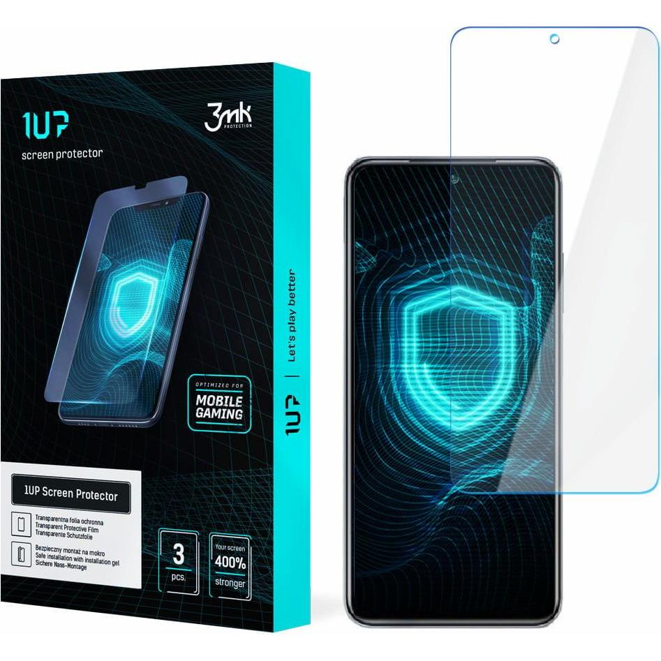 3MK Folia 1UP Xiaomi Redmi Note 10 Pro Gaming 3 vnt. (3 Stück, Xiaomi Redmi Note 10 Pro), Tablet Schutzfolie