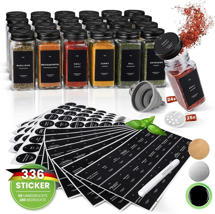Produktbild Havenhaus 24er Gewürzgläser Set (Diverse Gewürze)