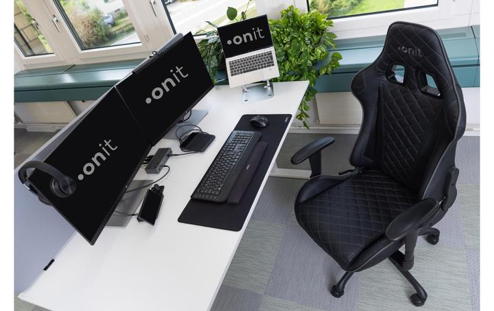 Actual product image Onit Wrist rest ERGO Premium Black