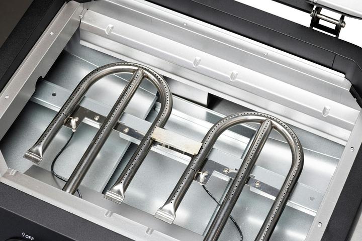 Actual product image Cozze - Plancha G -500 with lid and 2 burners 6.5 kW - Beewax - Black (90520) (6.50 kW)