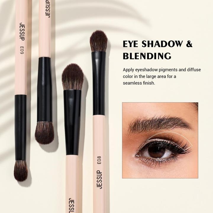 Actual product image Jessup 10-in-5 Duo-End Precision Eye Brush Collection zestaw 5 pędzli do makijażu oka T509 (Eyebrows)