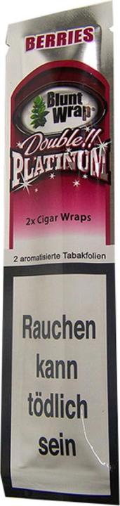 Image du produit Blunt Wraps Double Platinum Berries 2 en 1