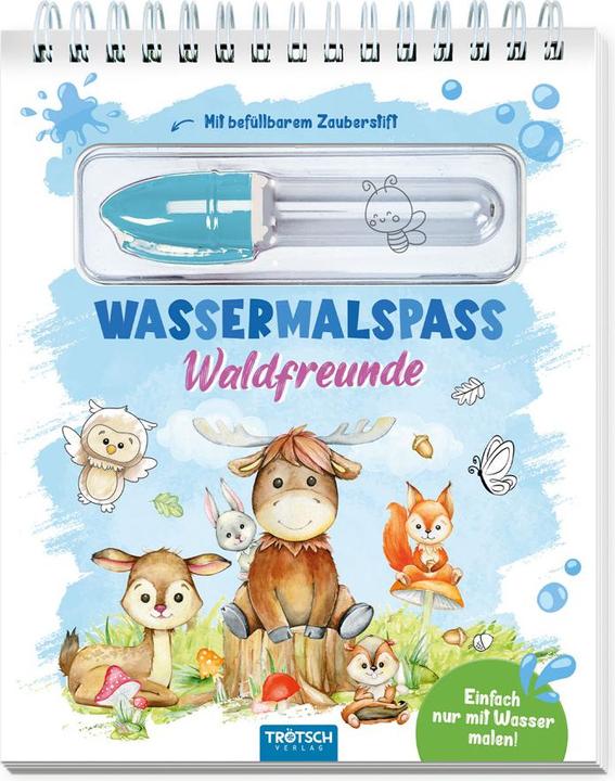 Wassermalspass mit Zauberstift Waldfreunde