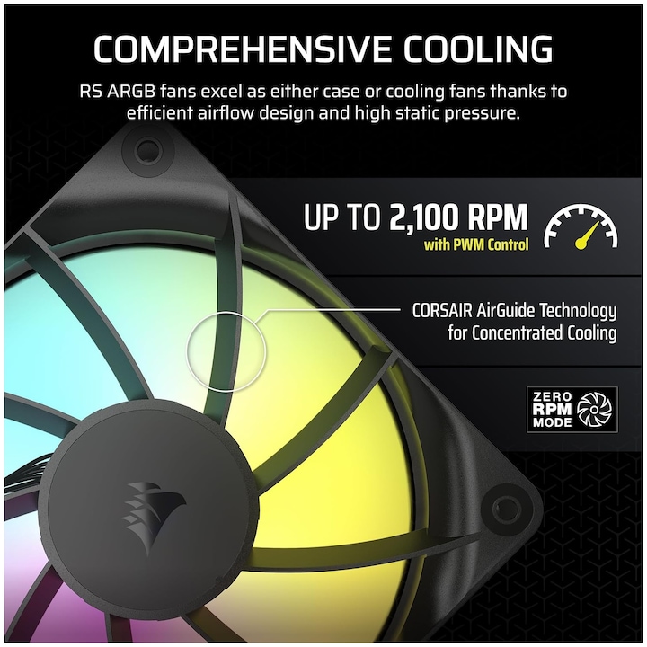 Produktbild Corsair RS120 ARGB (120 mm, 1 x)