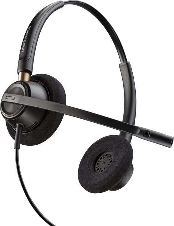 Produktbild Poly HP EncorePro 525-M Microsoft Teams Certified USB-A Stereo Headset, Wired, Calls/Music, 55 g, He (Kabelgebunden, USB-A)