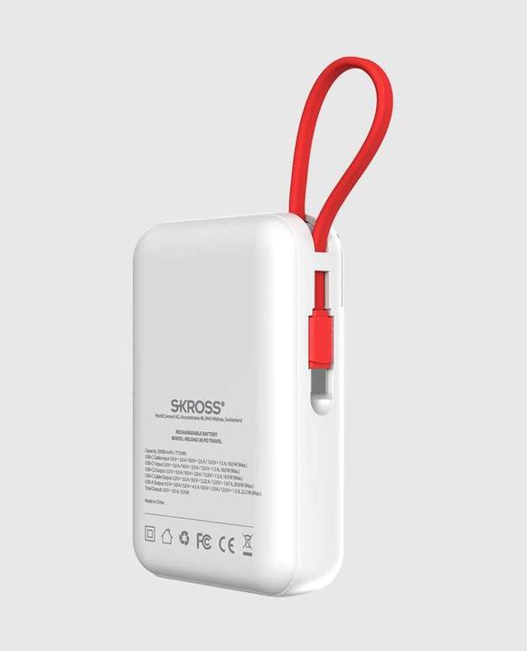 Immagine prodotto Skross Reload 20 Travel (20000 mAh, 22 W, 77 Wh)