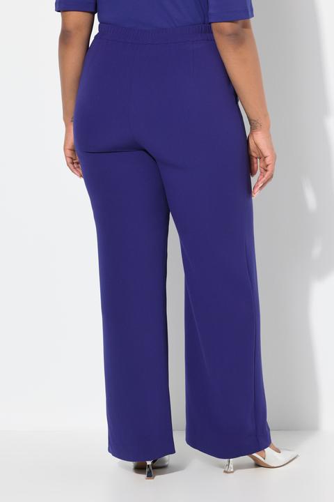 Immagine prodotto Ulla Popken Pantaloni con taglio della gamba ampio e dritto e cintura elastica (54)