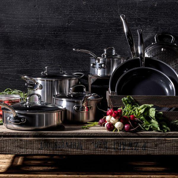 Produktbild Greenpan Premire Wok met keramische antikleeflaag 30cm (Wok Pfanne, Edelstahl, Eisen, 30 x 8.50 cm)