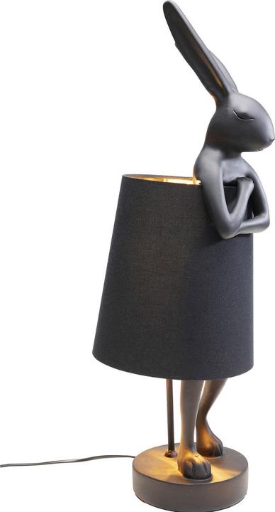 Image du produit Kare Design Lampe de table Animal Rabbit Noir mat 68cm (E14)
