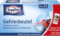 Actual product image Toppits Freezer bag 2l 35pcs. (35x)