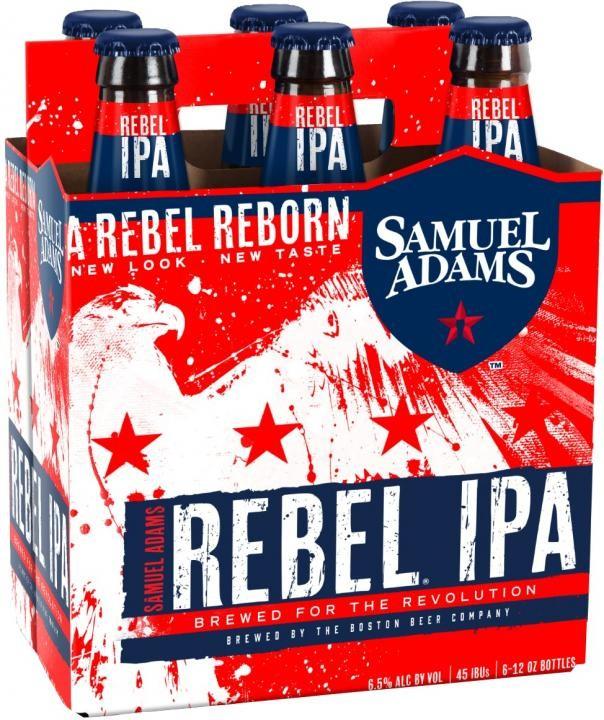 Boston Beer Company SAMUEL ADAMS Rebel IPA case 24 x 355 ml / 6.5 % USA (24 x 35.5 cl)