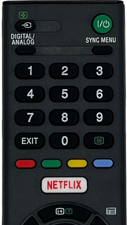 Actual product image Azurano Remote control for SONY RMT-TX102D, 1-492-965-11 for SONY Bravia LED SmartTV, direct button for Netf (Device-specific remote control, Infrared)