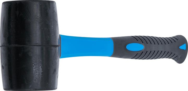 Actual product image BGS Rubber Mallet | Fibreglas Shaft | black Head | Ø 60 mm | 500 g (700 g)