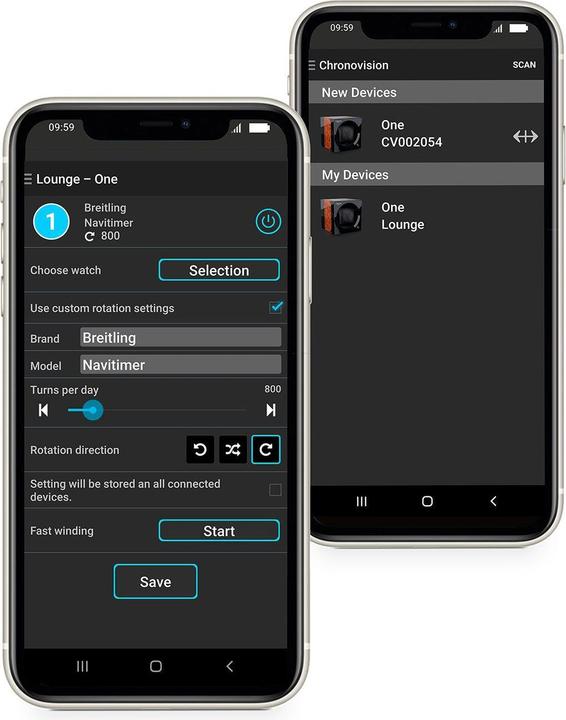 Image du produit Chronovision One Bluetooth carbone noir satiné (1 x)