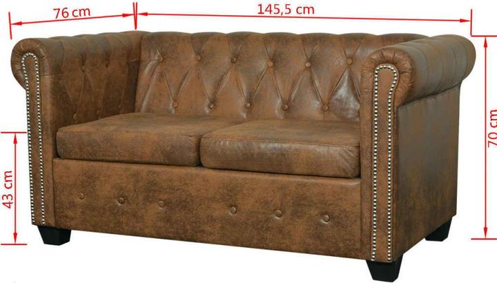 Produktbild vidaXL Sofagarnitur (Polstergruppe)