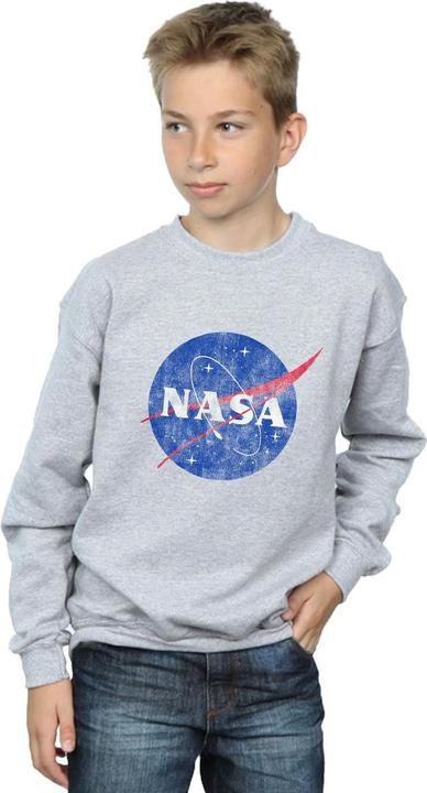 Produktbild Nasa Classic Insignia Logo Distressed Sweatshirt Jungen (152, 158)