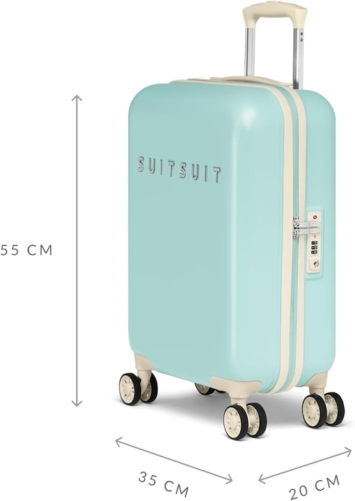 Actual product image Suitsuit - Fabulous Fifties - Luminous Mint - Duo Set (94 l, Hand luggage (up to 50 litres), L (90 - 115l))