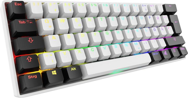Actual product image Sharkoon SGK50 S4 Gen2 wh Gateron yellow DE (DE, Cable)