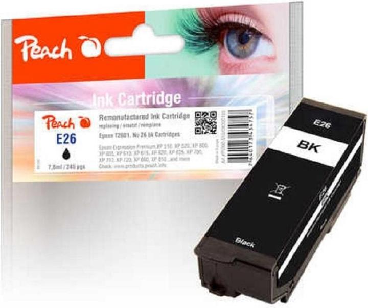 Produktbild Peach Tinte Epson No 26 (T2601) Black (BK)