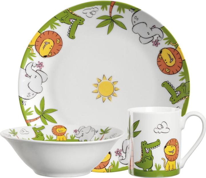 Leonardo Crocodile, elephant, lion