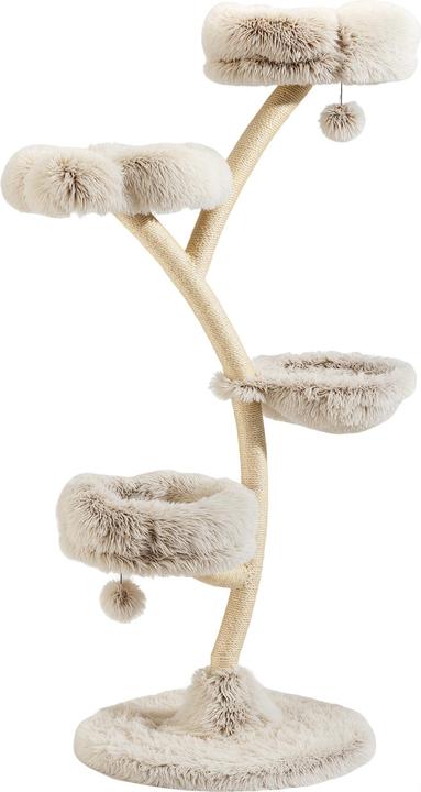 Produktbild Wiltec Designer Kratzbaum (155 cm, Creme, Grau)