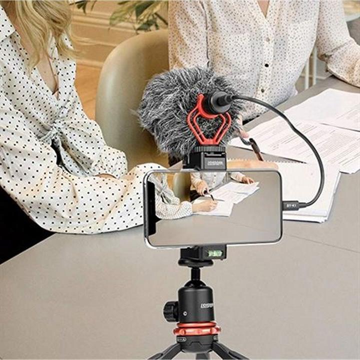 Actual product image Boya BY-K1 adapter cable (0.20 m, AUX cable)