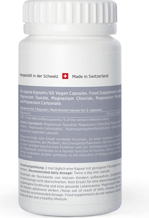 Actual product image Kingnature Magnesium Vida (60 pcs., Capsules, 96 g)
