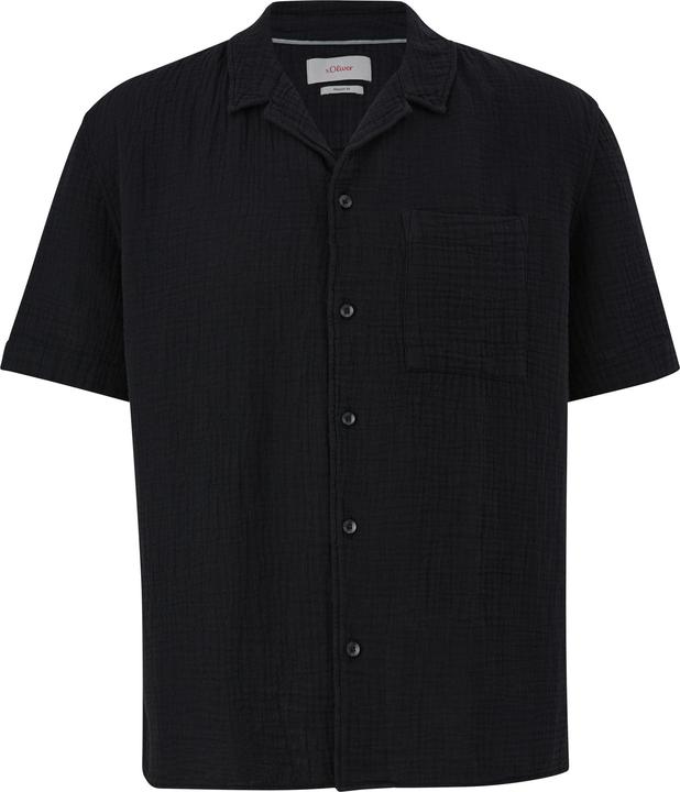 Produktbild s.Oliver Hemd Relaxed: Hemd mit Crinkle-Effekt (XXL)