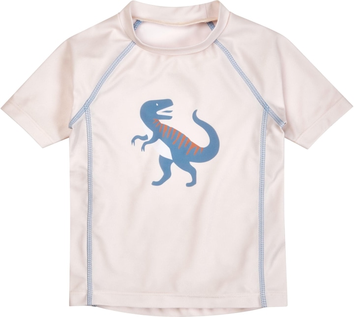 Playshoes UV-Shirt kurzarm Dino Ecru Gr. 110/116 (110)