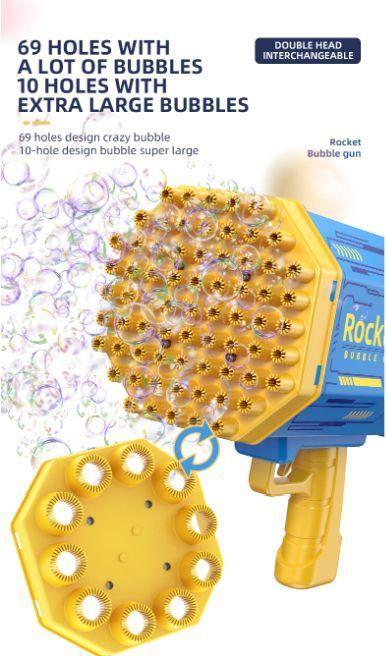 Actual product image MU Classic LED Bubble Series Soap Bubble Machine