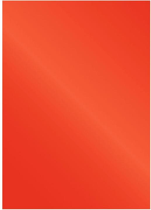 Actual product image Fellowes Chromolux cover sheet, glossy, red