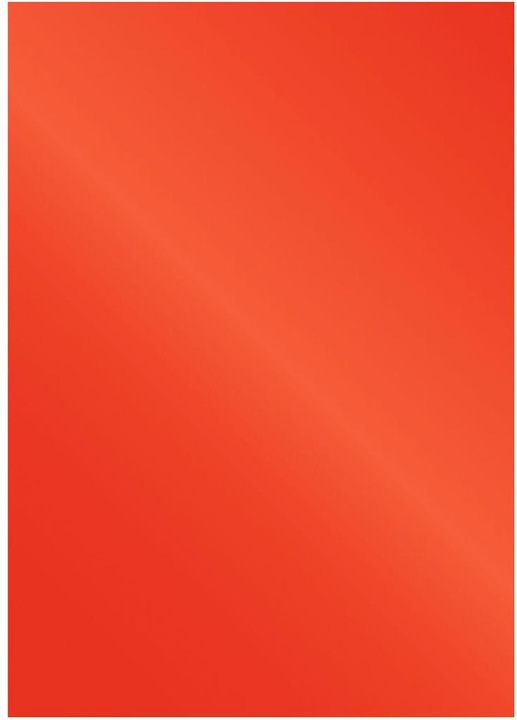 Actual product image Fellowes Chromolux cover sheet, glossy, red