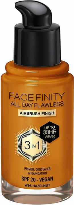 Produktbild Max Factor FACEFINITY ALL DAY FLAWLESS 3 IN 1 foundation #W95-hazelnut 30 ml (W95 Hazelnut)