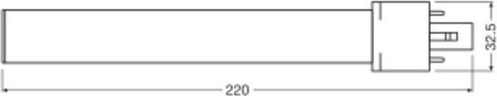Immagine prodotto Ledvance Lampada compatta a LED (G23, 6 W, 630 lm, 1 x, F)