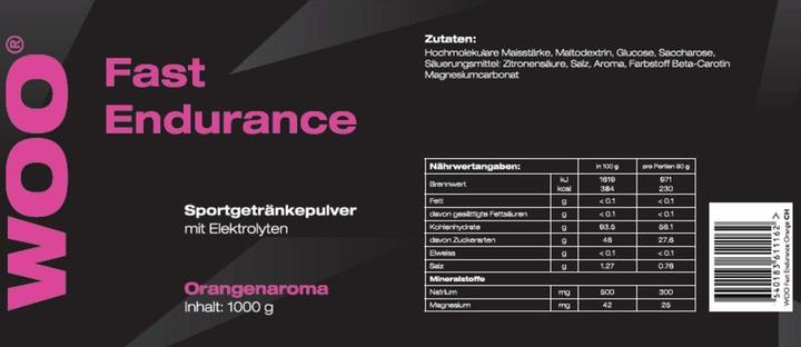 Produktbild Woo Fast Endurance (Orange, 1x)