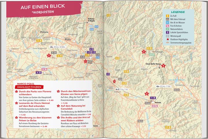 Image du produit OUTDOOR GUIDE Reiseführer Toskana (Allemand, Chapeau Maximilian Flesch, 2025)