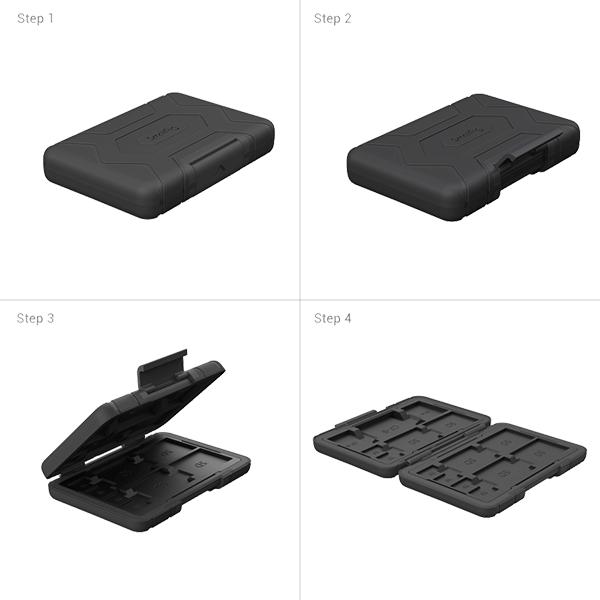 Actual product image SmallRig Memory Card Case (Camera inner pocket, 0.59 l)